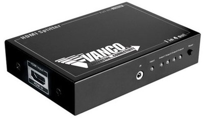 Vanco 280704 HDMI 1 x 4 Splitter/Extender