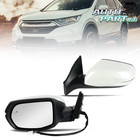 Left Side Mirror 9-Pin Pearl White W/ Blind Spot Heated For 2017-2022 Honda CR-V