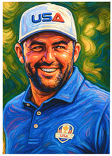 SCOTTIE SCHEFFLER * Professional Golfer * GOLF * Novelty Art Card * ATC ACEO