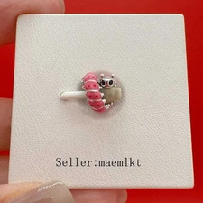 New 925 Sterling Silver Cute Curled Caterpillar Charm,790762C01