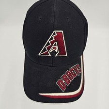 Arizona Diamondbacks MLB Baseball Hat Fan Favorite Black Red OSFA Adjustable Cap