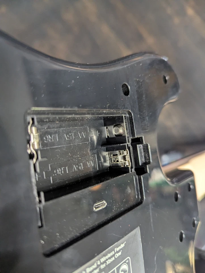 Guitarra Inalámbrica PS4 Red Rock Band Fender Stratocaster Controlador Madcatz ¡Probado! Foto 4 de 4