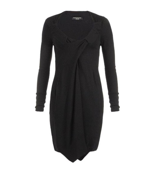 Women AllSaints Dress Black Cotton 38 / M / 46 #4VO5