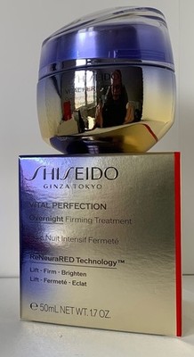 SHISEIDO VITAL PERFECTION OVERNIGHT FIRMING TREATMENT 50 ML NEU + OVP
