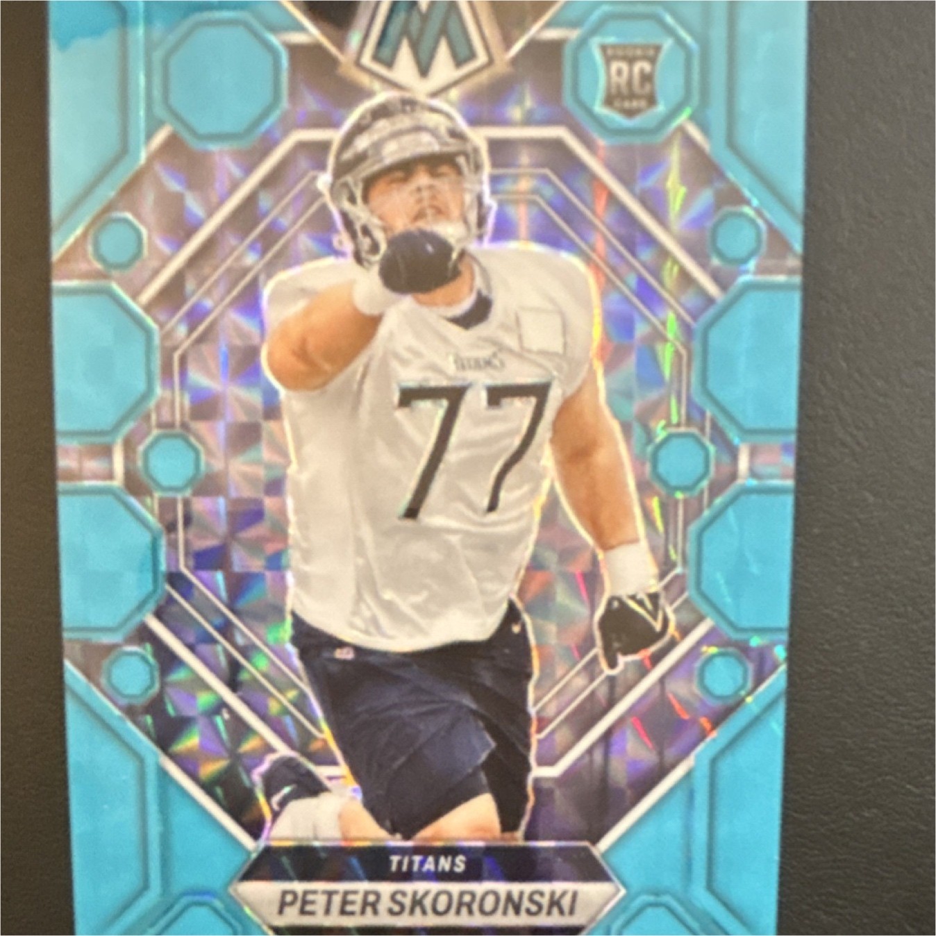Peter Skoronski Panini Mosaic #355 Blue
