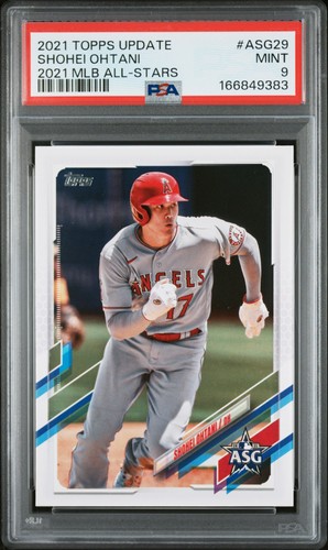 2021 TOPPS UPDATE 2021 MLB ALL-STARS #ASG29 SHOHEI OHTANI PSA 9 - Picture 1 of 2