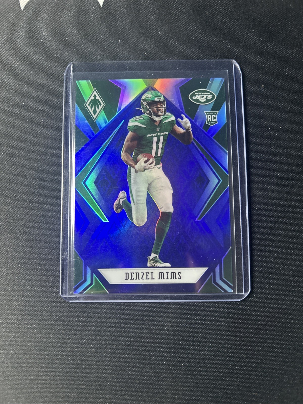 2020 Panini Phoenix Rookies Blue /35 Denzel Mims #123