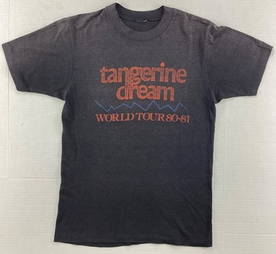Vintage Tangerine Dream T-Shirt World Tour 80-81 Krautrock Komische New Age