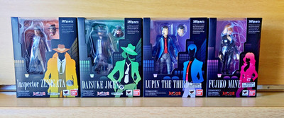Tamashii SH Figuarts LUPIN 3rd DAISUKE JIGEN FUJIKO Inspector ZENIGATA Lot MISB