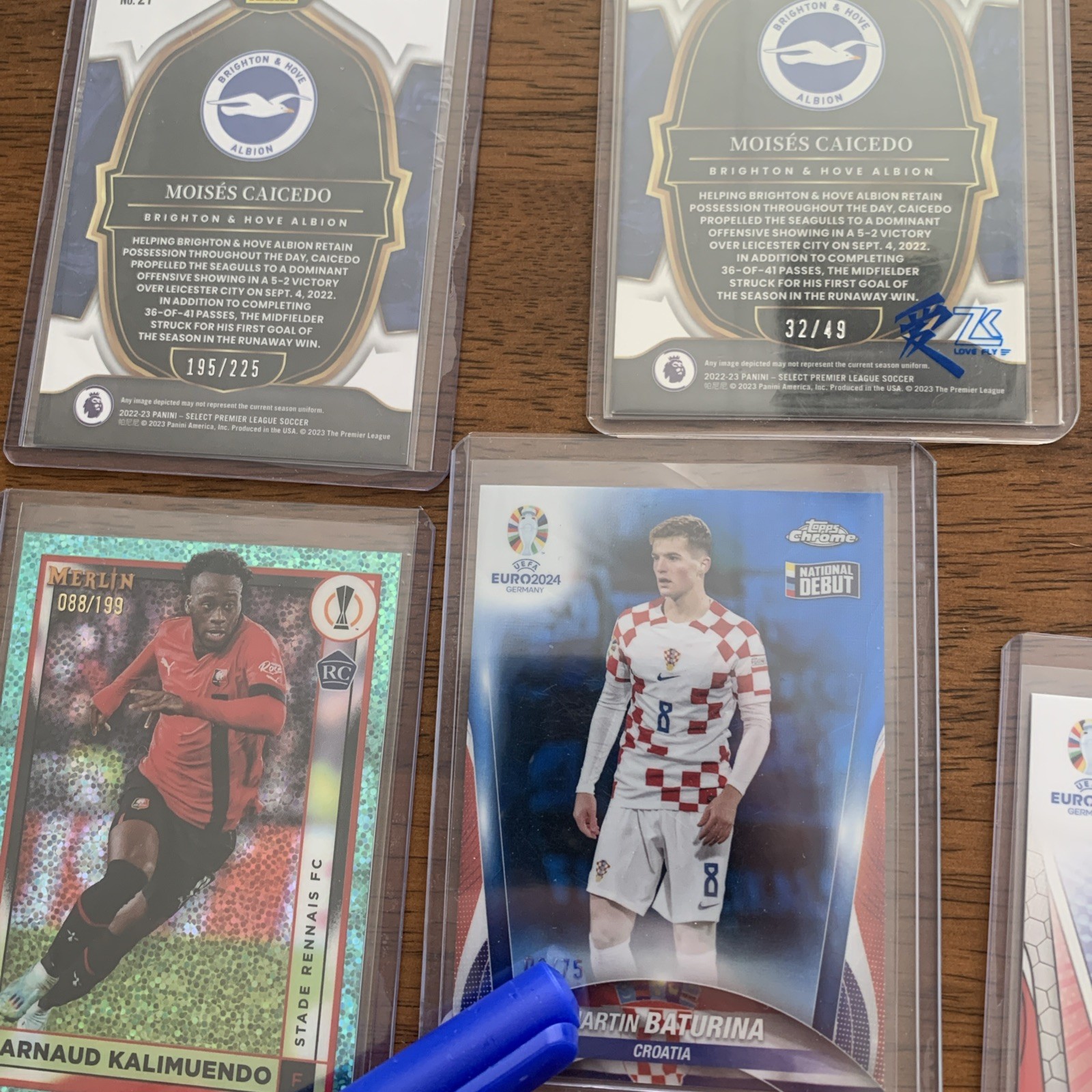 Soccer Card Lot SSP, Inserts, Rookies, Numbered and Autos for 2026 World Cup view 18