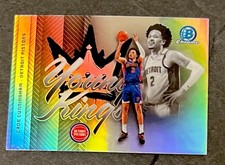 2025-26 Bowman Basketball Cade Cunningham Young Kings Chrome REFRACTOR Pistons💥