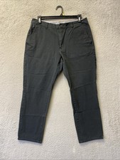 Bonobos Five Pocket Slim Chino Pants Mens Sz 36x28 BLACK Stretch /0530