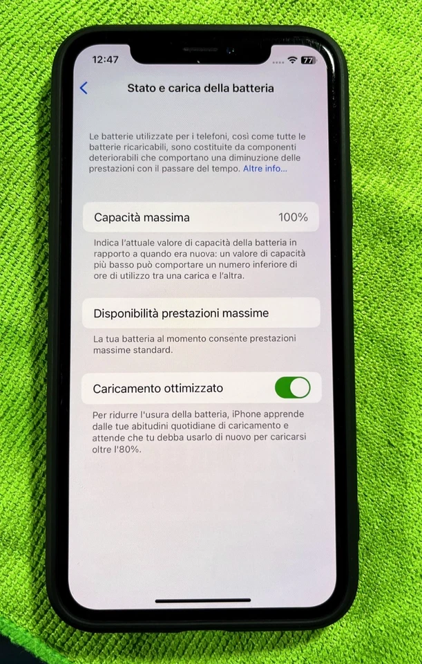 Apple iPhone X - 64 GB - Batteria Nuova 100% - Argento (Sbloccato) - Immagine 2 di 4