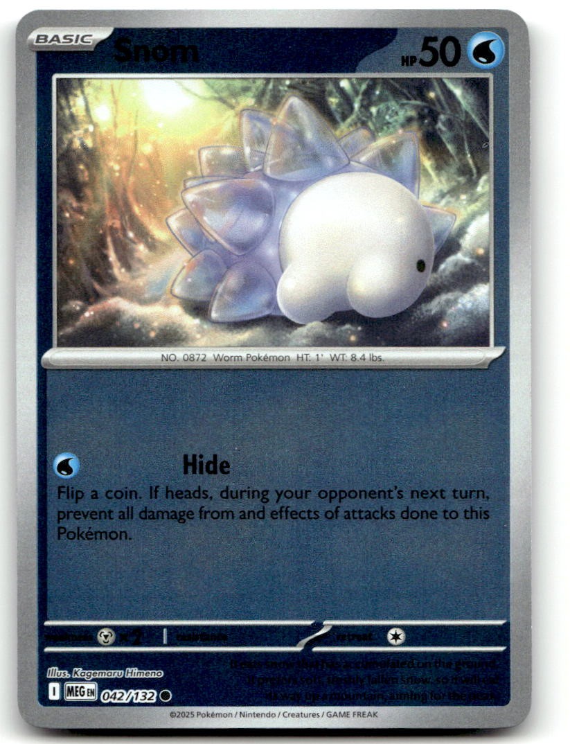 Snom (Friend Ball) 052/217 Common ME: Ascended Heroes Pokemon Reverse Holo NM