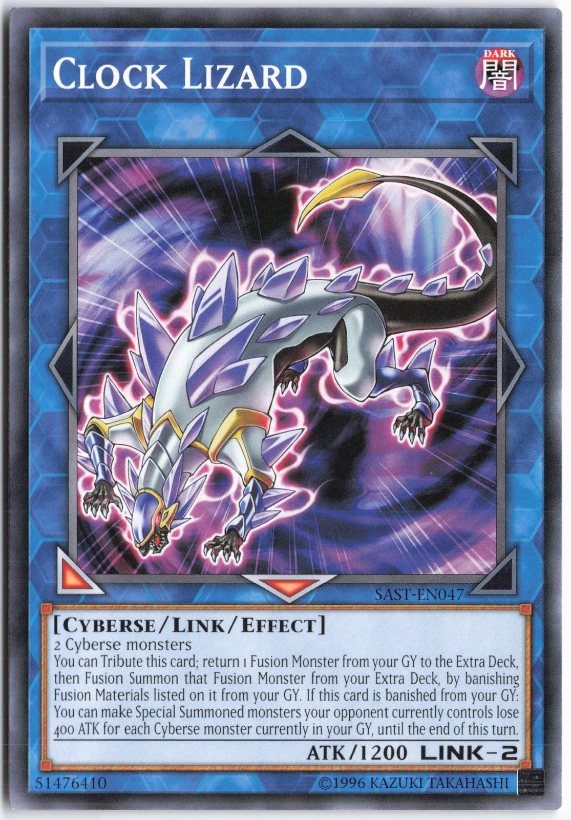 Yugioh - Clock Lizard SAST-EN047 Unlimited - Savage Strike