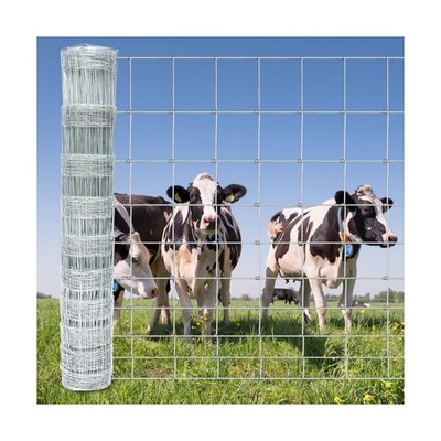 Farm Fence 4ft x 164ft Heavy Zinc Coating Cattle Fence Galvanized Field Fenci...