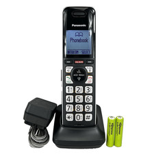 Panasonic KX TGFA97B Black Cordless Call Blocking Handset w/ PNLC1084 Base