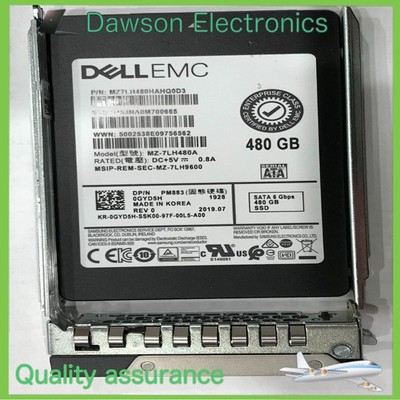 GYD5H 0GYD5H DELL EMC 480GB SATA 6Gb/s 2.5'' SSD 14/15/16G KIT