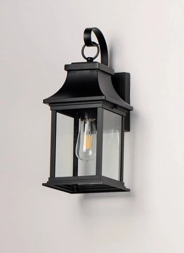 Maxim Vicksburg 16" High Black Outdoor Wall Light - Picture 4 of 5