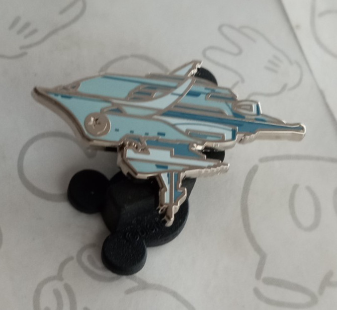 Axiom Ship Wall-E Pixar 2024 Hidden Mickey Disney Pin 163924