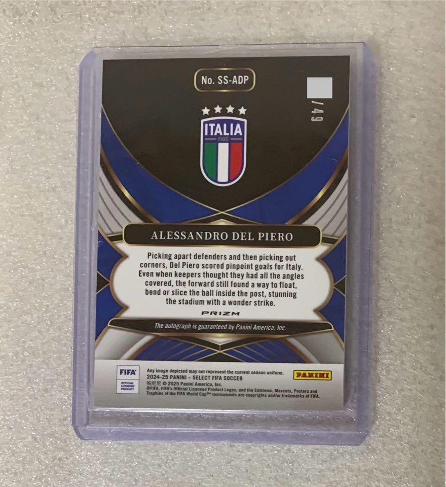 Carte Panini Calciatori 1996 – Alessandro Del Piero (Juventus) #146 – État Parfait
