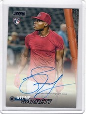 2023 Topps Stadium Club Black /25 - Autographs Stone Garrett #SCBA-SG (AU, RC)