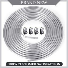 38 Od Aluminum Hard Fuel Line Tubing 25ft 0.039 Wall For Auto Fuel Systems