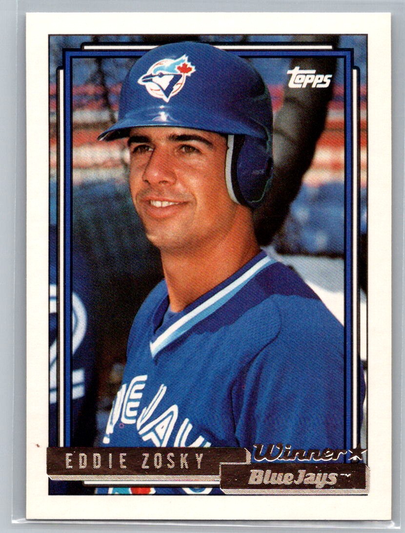 Eddie Zosky 1992 Topps Gold Winner * Toronto Blue Jays #72