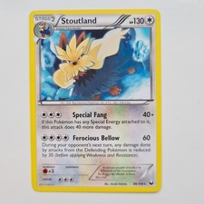 Stoutland 88/108 Rare Black and White Dark Explorers Pokemon Card 2012 NM