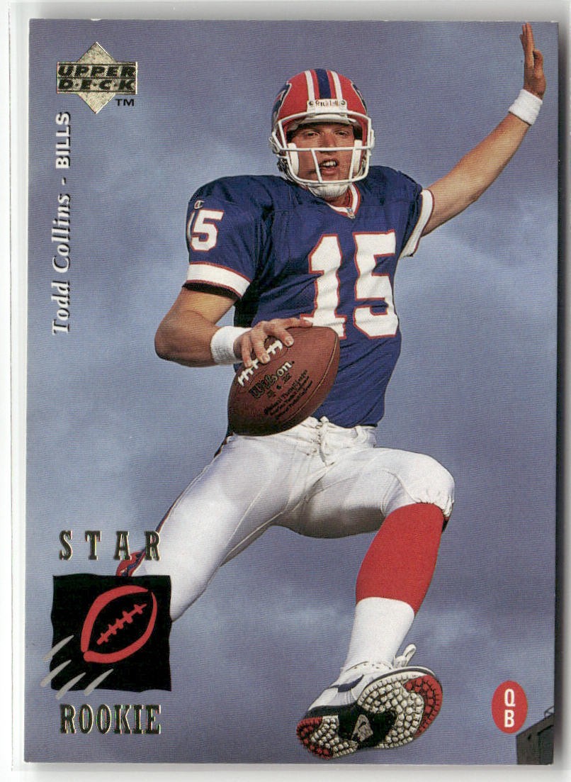 1995 UPPER DECK #24 TODD COLLINS BUFFALO BILLS RC
