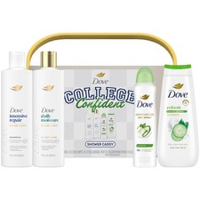 Dove Shower Caddy College Confident Gift Set   Cucumber  Green Tea Body...