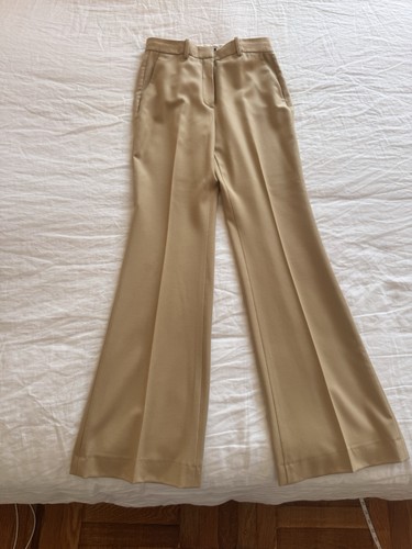NWOT Theory Wool Flannel Dress High Rise Pants Size 2 31.5” Inseam