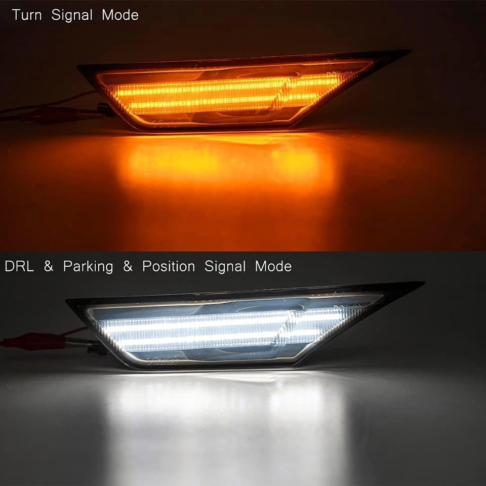 Luces de posición laterales LED para Honda Civic 2016-2021, sedán, cupé, hatchba Foto 2 de 4