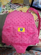 Build a Bear Workshop Pink Bear Backpack Carrier With Adjustable Straps Soft