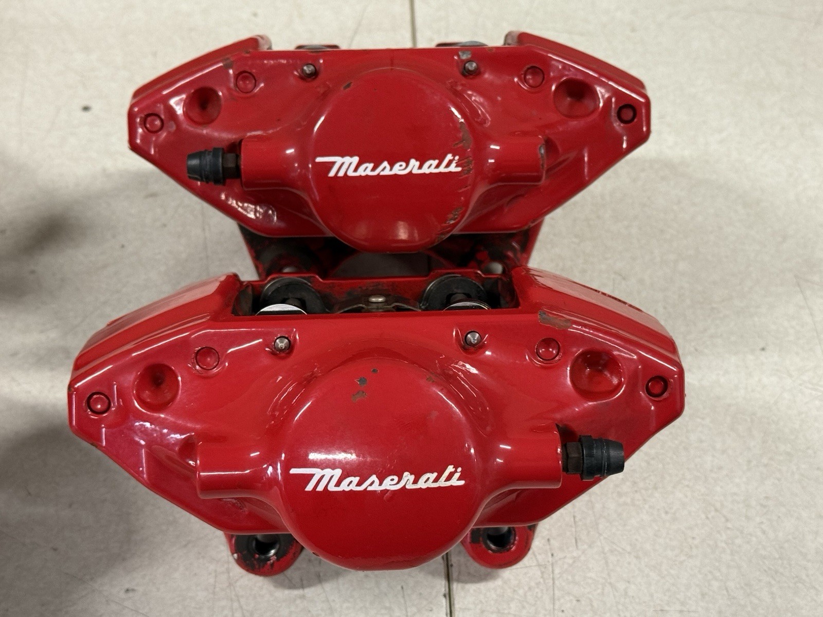 Maserati Quattroporte GranTurismo Brembo Brake Caliper Full Set Red OEM