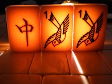 VINTAGE RARE CATALIN BAKELITE MAH JONG MAHJONG TILES SET by ROTTGAMES