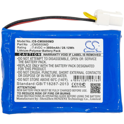 88889457 Battery for CONTEC  CMS6000 MONITOR CMS6000  3800mAh   28.12Wh  New