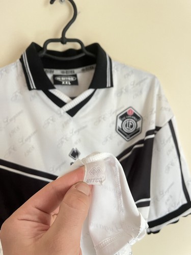FC Lugano #8 Bruno Sutter 1999/00 Home Vintage Football Shirt Jersey Errea XXL - Picture 6 of 12