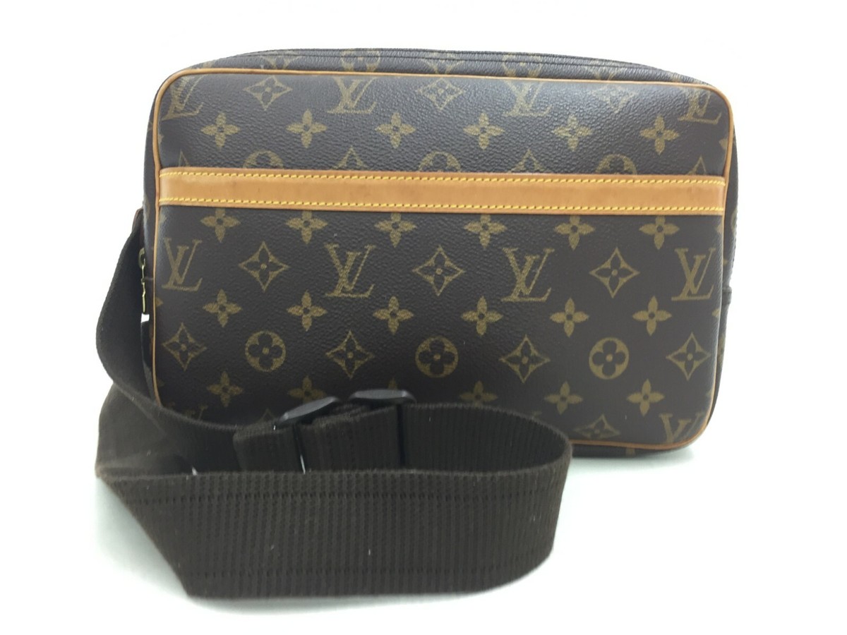 Echte Louis Vuitton Monogramm Reporter Schultertasche Kameratasche