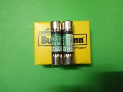 Lot De 10 Fusibles Rapides Bussmann BAF-20 – 20A 250V – Pour Tableau électrique, Voiture, Camping-car