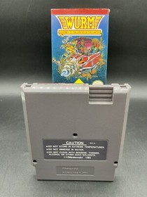 Wurm: Journey to Center Earth NES Nintendo 1991 VGC CIB In PLASTIC CASE Tested