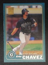 2001 Topps Tiffany LIMITED EDITION Set Break- Eric Chavez