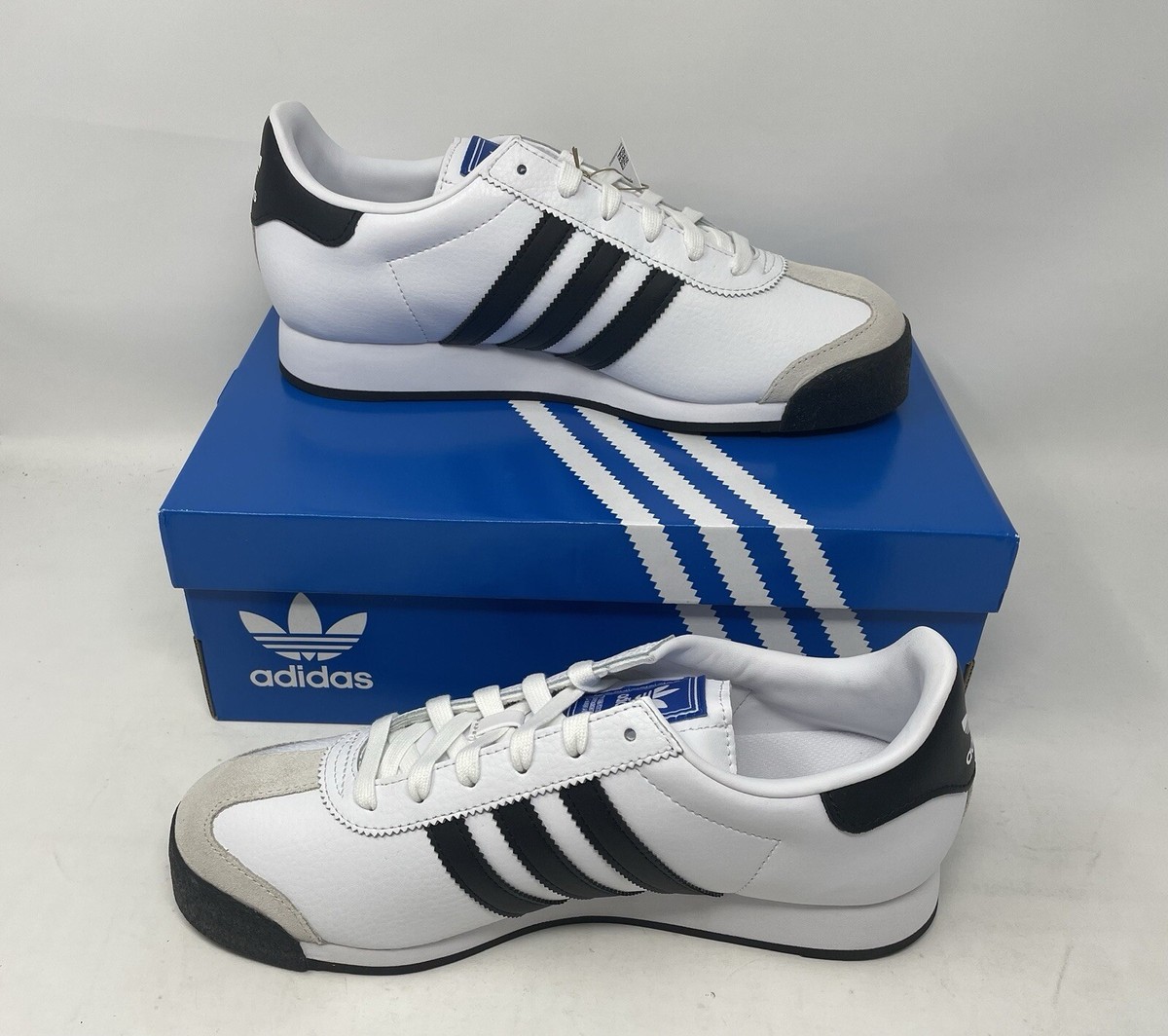 ADIDAS Samoa Athletic Sneaker Shoes White/Black Men's Size 12
