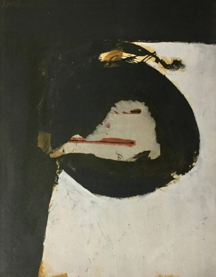 Robert Motherwell N.R.F. Коллаж номер 1 печать в рамке на заказ - Изображение 2 из 2