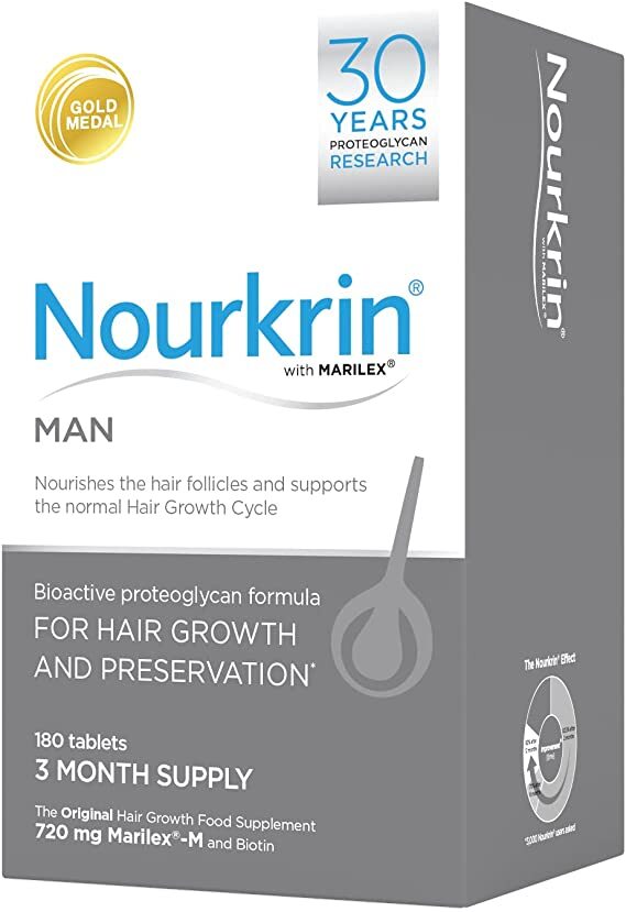 Nourkrin Compresse per Uomo 180 Compresse Fornitura 3 Mesi