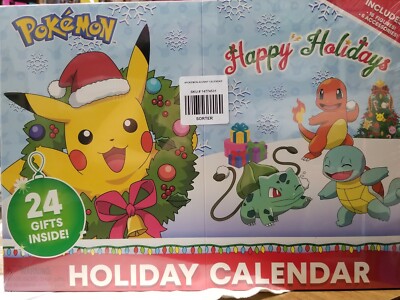 POKEMON HAPPY HOLIDAYS ADVENT CALENDAR 24 SURPRISES NEW SEALED