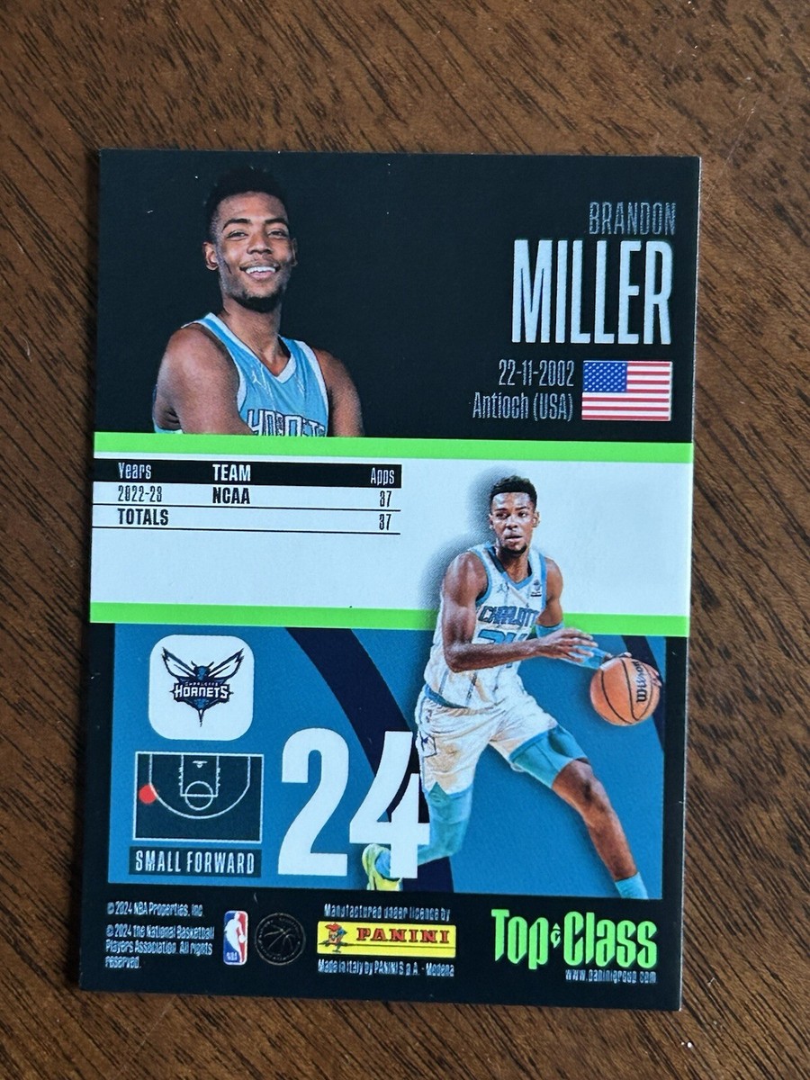 2023-24 Panini NBA TC Top Class Charlotte Hornets New