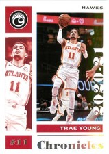 Trae Young 2020-21 Panini Chronicles Basketball Chronicles Base Card #7 Hawks