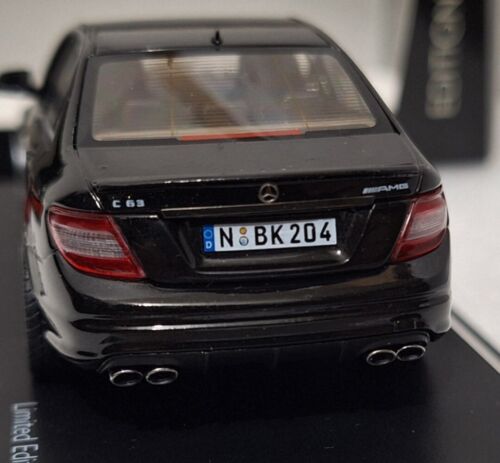 Mercedes-Benz C-Klasse C63 AMG W204 2011 Black 1:43 Schuco 04926 RARE!! (13) - Picture 13 of 17