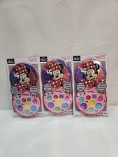 Disney Minnie Mouse Flavored Lip Balm Set 9 PC Set Compact W/Mirror Lot Of 3 